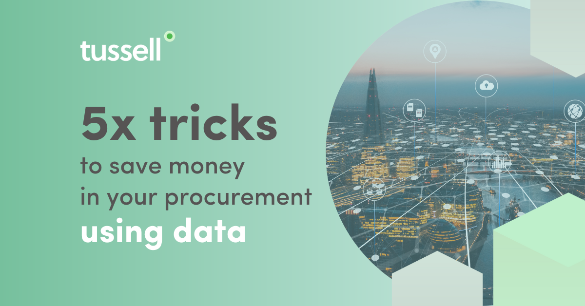 5 tricks to save money in your procurement - using data