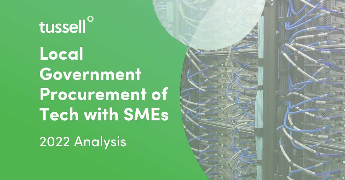 Local Government procurement of tech w/ SMEs - 2022 analysis