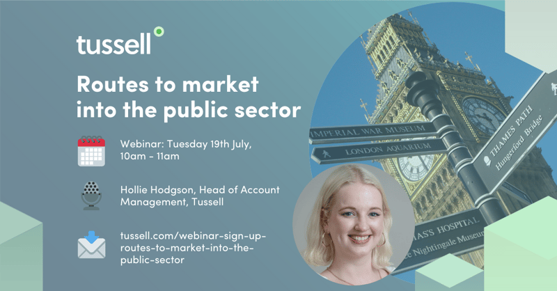 SIGN UP: Routes to market into the public sector | Tussell