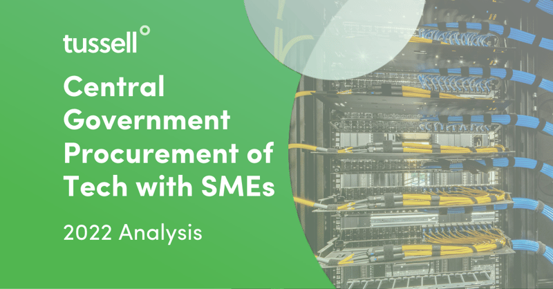 Central Government Procurement of Tech with SMEs | Tussell techUK