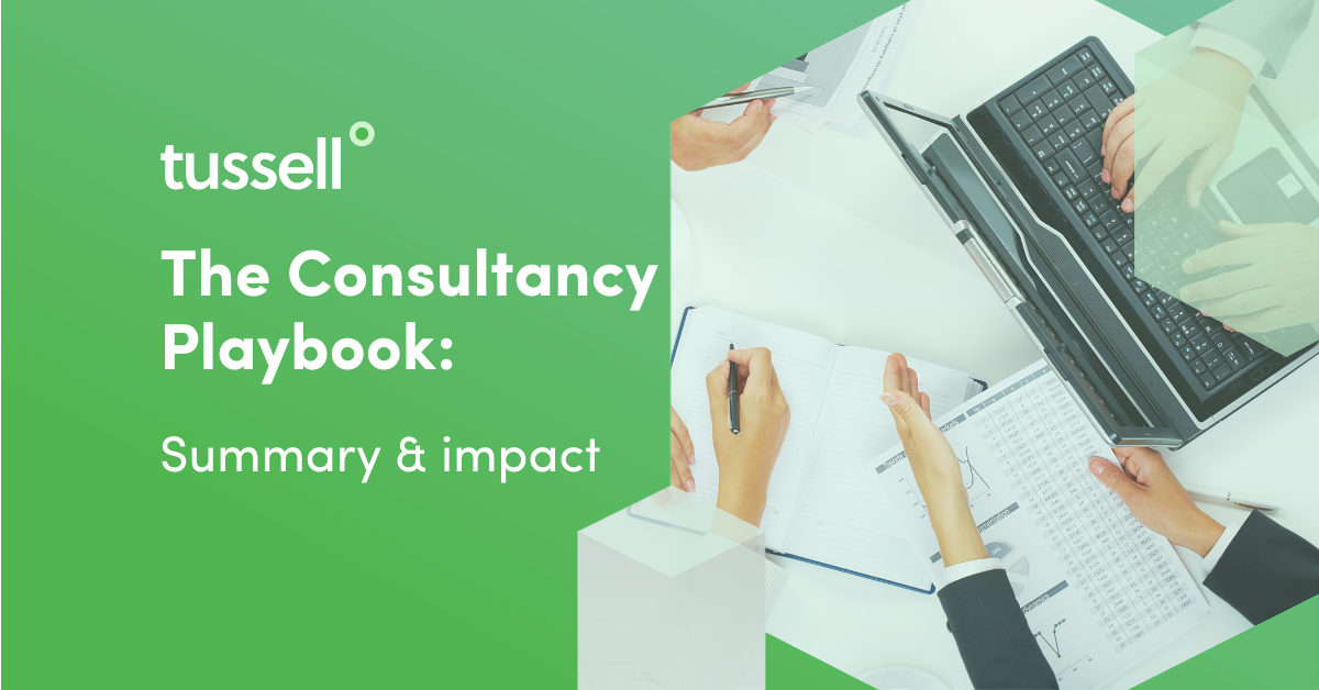 The Consultancy Playbook: summary & impact