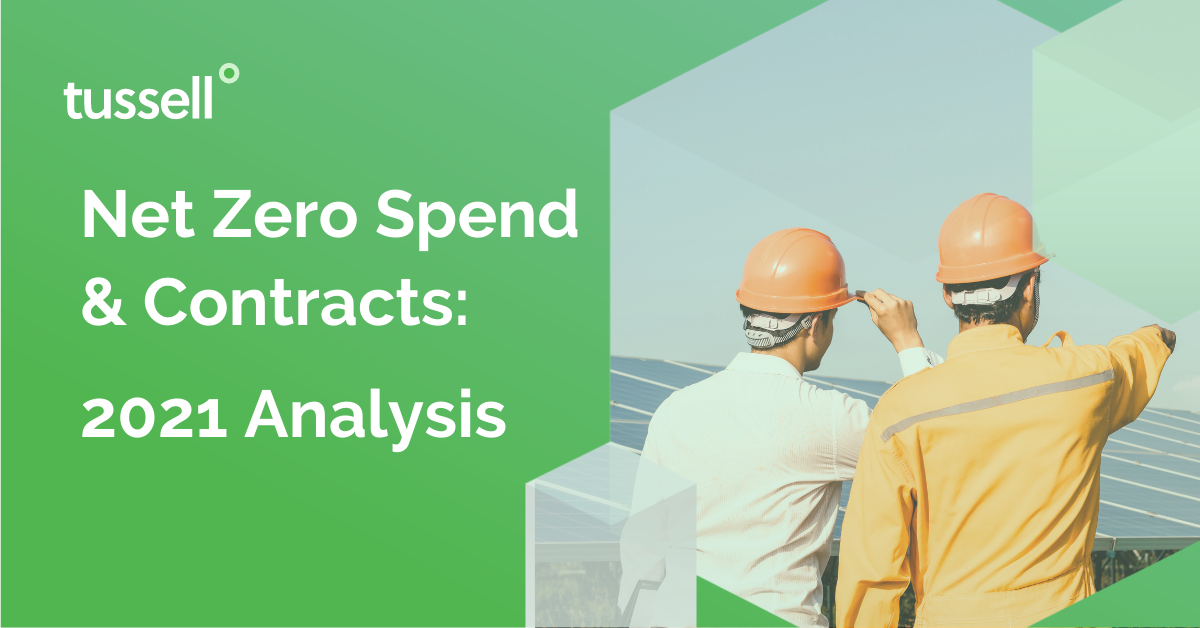 UK Public Sector Net Zero Spend & Contracts: 2021 Analysis