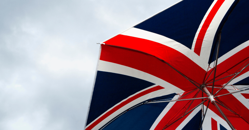 image of the UK flat, signifying Brexit and all its changes.