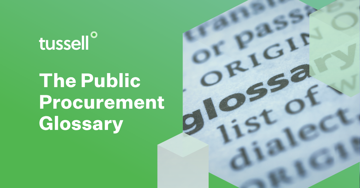 The UK Public Sector Procurement Glossary