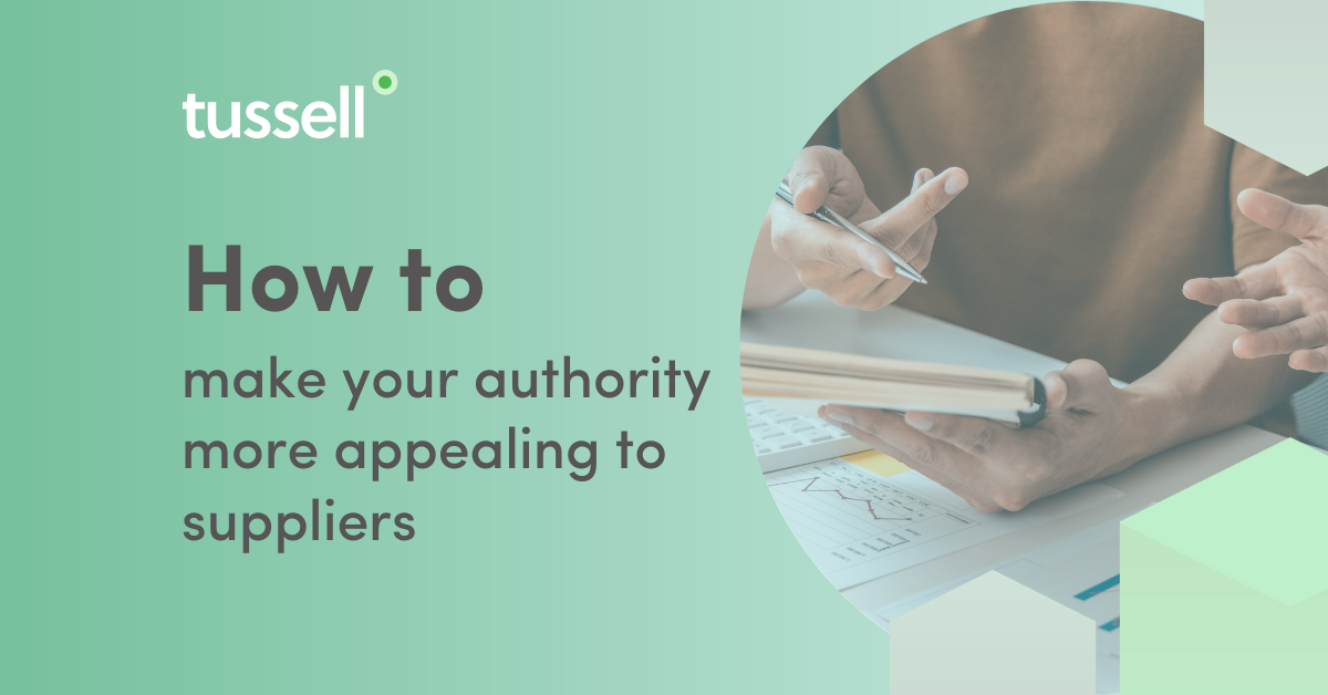 How to make your authority more appealing to suppliers