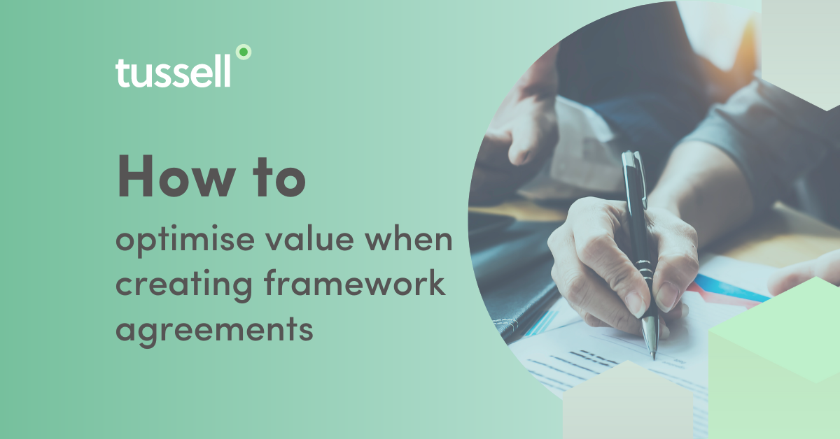 How to optimise value when creating framework agreements