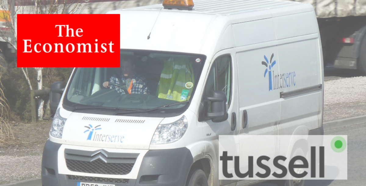 Interserve goes into intensive care - Tussell cited in the Economist