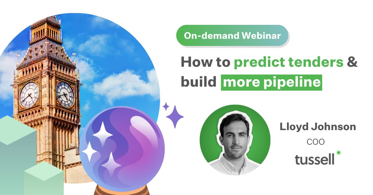 On-demand Webinar: How to predict tenders & build your pipeline